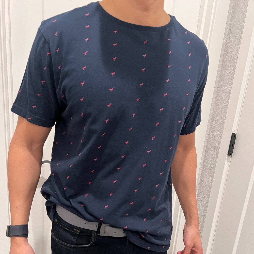Fun Subtle Flamingo Tee